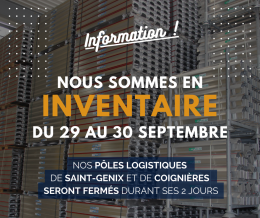 Fermeture pour inventaire !